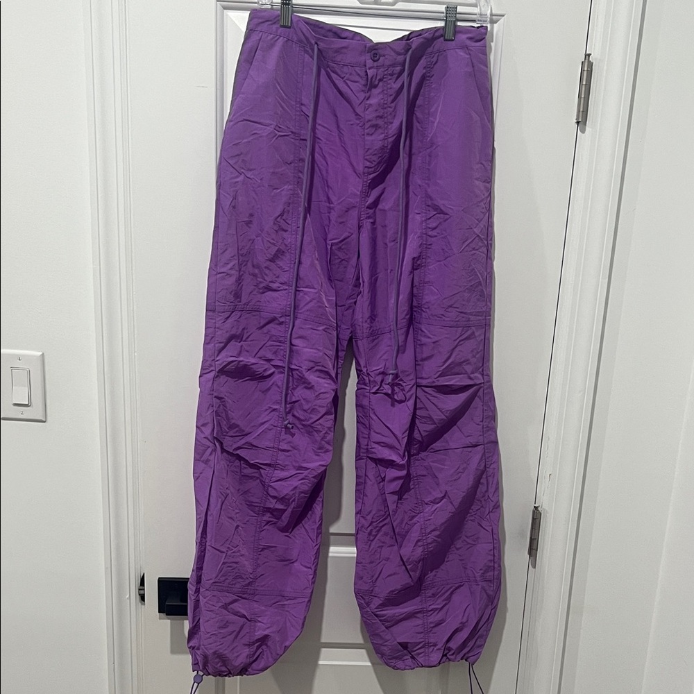 Mimosa‎ Vibrant Purple Parachute Pants Size Medium NWT